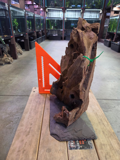12 in + Driftwood on slate